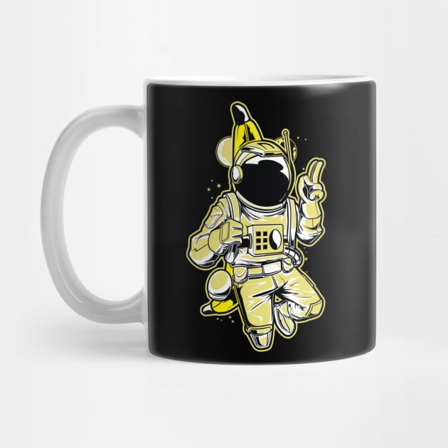 Astronaut Banana Lover by The WYLD Tribe